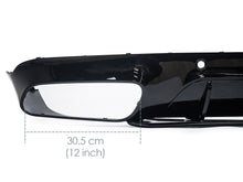 Schwarz Glanz Heckdiffusor Endrohre für Mercedes CLS C257 AMG Line 18-23 ohne ABE