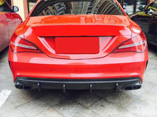 Diffusor Schwarz Heckdiffusor Auspuff für Mercedes CLA C117 X117 W117 CLA45 AMG Line 2016-2019 di9