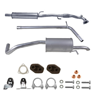 Auspuffanlage ab Kat Für VW Polo IV 9N3 1.2 ab 2006 Seat Ibiza III IV Skoda Fabia I II Auspuff