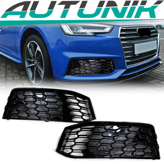 Lüftungsgitter Nebelscheinwerfer Gitter für Audi A4 B9 S-Line 2015-2019