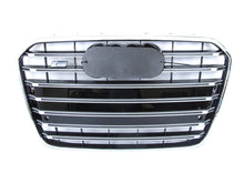 Schwarz Chrom Kühlergrill Grill für AUDI A6 C7 S6 4G Limo Avant 11-14 vor MOPF