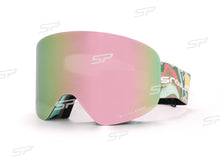 UV-Schutz Skibrille Anti-Nebel Schneebrille Winddicht SKi Goggles mit OTG-Design für Brillenträger Damen und Herren HB-197B
