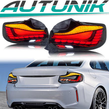 Rot Rauch OLED Rückleuchten Rücklicht Passend für BMW 2er F22 F23 M2 F87 230i 228i Sequentiellem