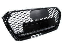 Schwarz Grill Wabengrill Kühlergrill für AUDI A4 S4 B9 Limo Avant S-Line 15-19