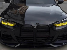Doppelsteg Schwarz Kühlergrill Grill Frontgrill für BMW 4er G22 G23 mit ACC ab 2020