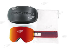 UV-Schutz Skibrille Anti-Nebel Schneebrille Winddicht SKi Goggles mit OTG-Design für Brillenträger Damen und Herren HB-197B