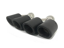 Matt Carbon Duplex Sportauspuff Auspuffblenden Endrohre Passend für AUDI BMW VW Universal 60-64mm et257