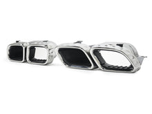 Schwarz Diffusor Chrom Auspuff für Mercedes-Benz E Kl. C207 A207 AMG Line 13-16