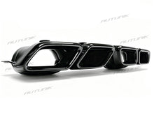 Heckdiffusor Diffusor Auspuff Schwarz für Mercedes GLE W166 SUV AMG Line MOPF 15-18