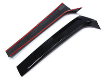 Schwarz Vertikale Seitenflügel Heckspoiler Spoiler Flaps für Mercedes Benz GLK X204 08-15