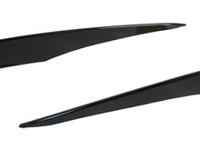Schwarz vorne Stoßstange Flossen Aero Flaps Flics für Mercedes Benz E Kl. W213 mit AMG Line 16-20