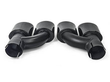 Schwarz Heckdiffusor Auspuffblenden Diffusor für Audi A5 F5 S Line 2017-2020 vor-facelift