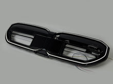 Schwarz Glanz LED Kühlergrill Niere Grill für BMW 5er G60 G61 i5 ab 2023+
