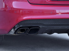 Schwarzer Diffusor + Auspuffblenden für Mercedes Benz E Klasse C207 Coupe E250 E350 AMG Line 2013-2017