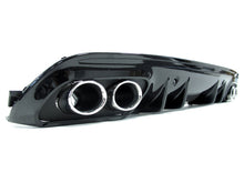 Schwarz Heckdiffusor Chrom Endrohre für Mercedes C Kl. W205 S205 C43 AMG line OHNE ABE 2014-2023