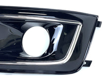 Nebelscheinwerfer Blenden Gitter Grill Schwarz Chrom für AUDI A8 D4 4H Facelift 13-17