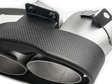 Matt Carbon Fiber Endrohr Auspuffblenden Blende für AUDI RS4 RS5 RS6 RS7 Stoßstange et265