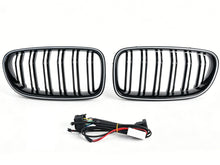 Schwarz LED Kühlergrill Grill Frontgrill für BMW 5er F10 F11 2011-2017