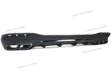 Heckdiffusor Diffusor Auspuff Schwarz für Mercedes GLE W166 SUV AMG Line MOPF 15-18