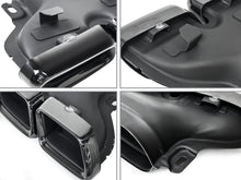 Schwarz Heckdiffusor Endrohre für Mercedes GLS X166 AMG Line 15-19 OHNE ABE