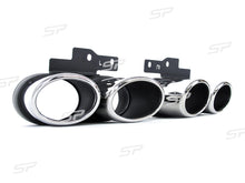 Diffusor Heckdiffusor Auspuff Chrom für AUDI A6 C8 Limo Avant S-Line ab 2018