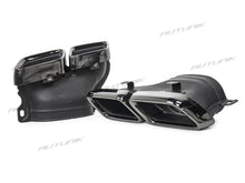 S63 Optik Diffusor Auspuff Schwarz für Mercedes C217 A217 AMG Line MOPF 17-20