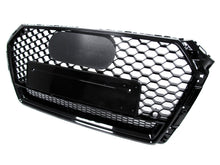 Schwarz Grill Wabengrill Kühlergrill für AUDI A4 S4 B9 Limo Avant S-Line 15-19