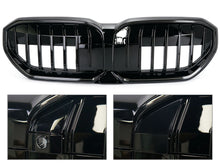 Schwarz Frontgrill LED Kühlergrill Niere Grill für BMW 5er G60 G61 i5 2023-2026