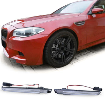 LED Seitenblinker Weiß Mit E-Prüfzeichen Passend für BMW 1er M Coupe E82 M5 F10 X5M E70 X6M E71