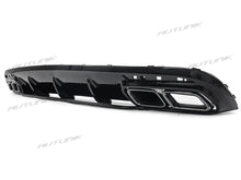 S63 Optik Diffusor Auspuff Schwarz für Mercedes C217 A217 AMG Line MOPF 17-20
