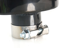 Glänzend Schwarz Endrohr Auspuffblenden Blende für AUDI RS Stoßstange et268