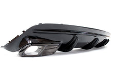 Diffusor Schwarz Heckdiffusor Auspuff für Mercedes CLA C117 X117 W117 CLA45 AMG Line 2016-2019 di9