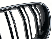Schwarz LED Kühlergrill Grill Frontgrill für BMW 5er F10 F11 2011-2017