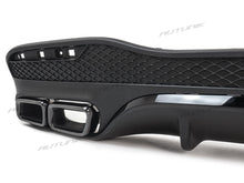 Heckdiffusor Diffusor Auspuff Schwarz für Mercedes GLE W166 SUV AMG Line MOPF 15-18