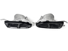Sport Auspuffblenden Endrohre Auspuff Schwarz für BMW 7er G11 G12 16-19 et339