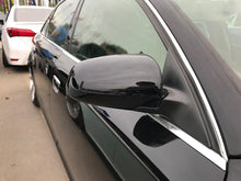 Schwarz Glanz Spiegelkappen Außenspiegel für AUDI A6 4F C6 S6 Avant A4 B6 B7 S4 8E 8H 04-08