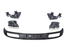 Heckdiffusor Diffusor + Chrom Auspuffspitzen für Mercedes W205 Limousine Avantgarde mit Standard Stoßstange 2014-2022