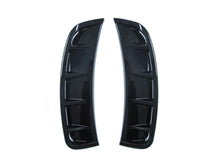 Lüfteinlasse Vorne Lüftung Flaps Canards Flossen Schwarz für Mercedes W177 Hatchback A35 AMG Line ab 2018