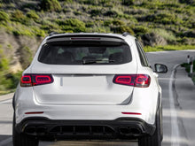 Schwarz Glanz Dachspoiler Spoiler Heckspoiler für Mercedes Benz GLC X253 SUV 15-22