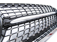 Schwarz Diamant Kühlergrill Front Grill für Mercedes E Klasse 2-Türer C207 A207 W207 2009-2013
