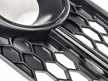 Schwarz Gitter Lüftungsgitter Blenden Grill für Audi A8 S8 D4 4H S-Line 13-17 MOPF mit ACC