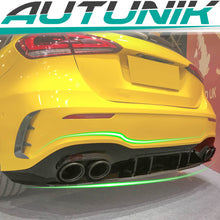 Autunik Diffusor Heckdiffusor Auspuff Doppelrohr für Mercedes A-Klasse W177 A35 2018+ di64