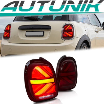 NEU LED-Rückleuchten Rücklicht Chrom für BMW Mini Cooper F55 F56 F57 2014-2023