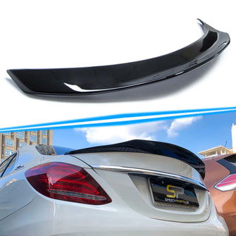 Heckspoiler Spoiler Schwarz für Mercedes C Klasse W205 Limo C43 C63 AMG 15-21 sp70