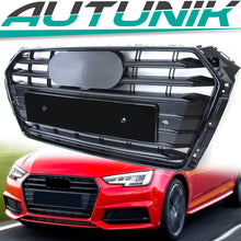 Grill Kühlergrill Schwarz für Audi A4 S4 B9 Limo Avant S-Line 15-19 fg225