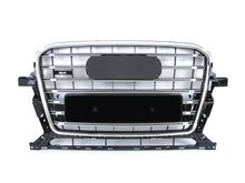 Chrom Schwarz Frontgrill Kühlergrill Gitter für AUDI Q5 8R MOPF 2013-2017