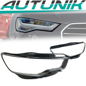 Scheinwerfer-Abdeckungen Glas Streuscheibe Paar für AUDI A6 C7 2010-2014