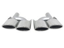 Chrom Doppel-Auspuff Auspuffblenden Auspuff Endrohr für Mercedes Benz W221 W211W204 C218 R171 et251