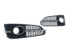 Schwarz Chrom Lüftungsgitter Blenden Grill Gitter für Audi A8 S8 D4 4H S-Line 13-17 MOPF mit ACC