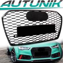 Schwarz Kühlergrill Frontgrill Wabengrill für AUDI A6 C7 S6 S Line Avant Limo 2015-2018 fg169